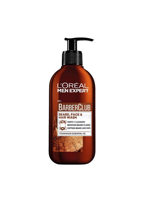 Barber Club Beard Face &Hair wash Cedarwood Essentials Oil 200ml