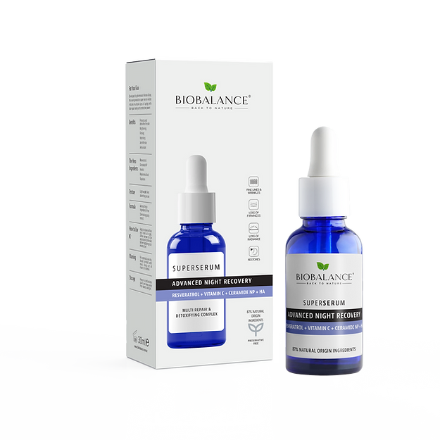 Bio Balance Advanced Night Recovery Ceramide + Resveratrol Super Serum 30ml