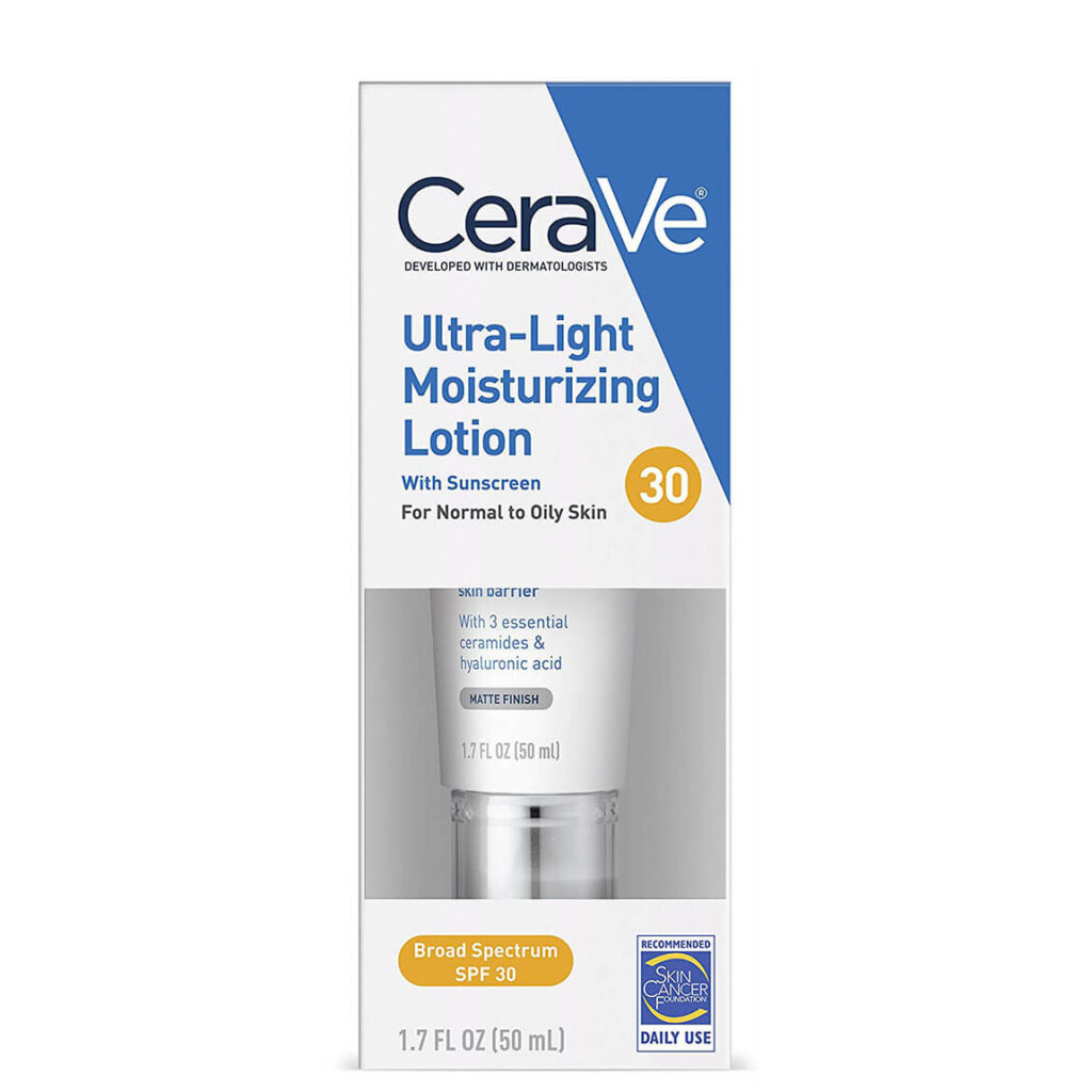 CeraVe Ultra-Light SPF 30 Moisturizing Lotion