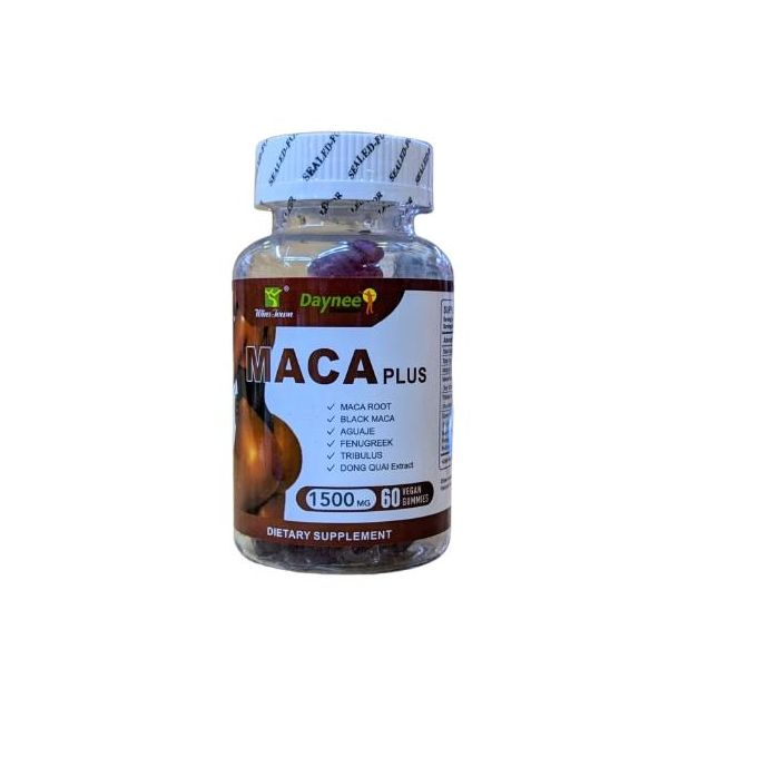 Daynee Maca Plus Gummies 1500mg – Big Booty Enhancer with Black Maca Root & Dong Quai Extract