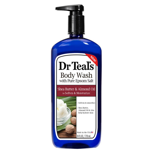 Dr Teal's Body Wash with Pure Epsom Salt Shea Butter & Almond Oil 710ml