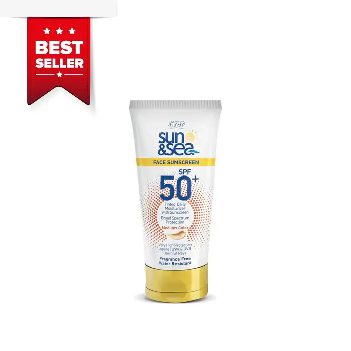 Eva Sun & Sea Face Sun Screen SPF 50 + Tinted - 40 ml