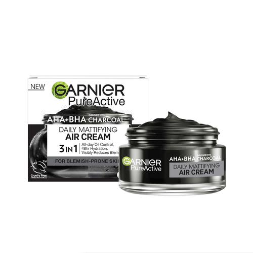 Garnier AHA+BHA Charcoal Daily Mattifying Air Cream​ 50ml