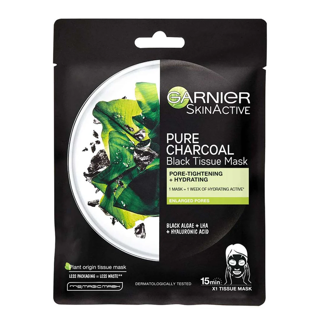 Garnier Skin Active Pure Charcoal Black Tissue Face Mask – 28g