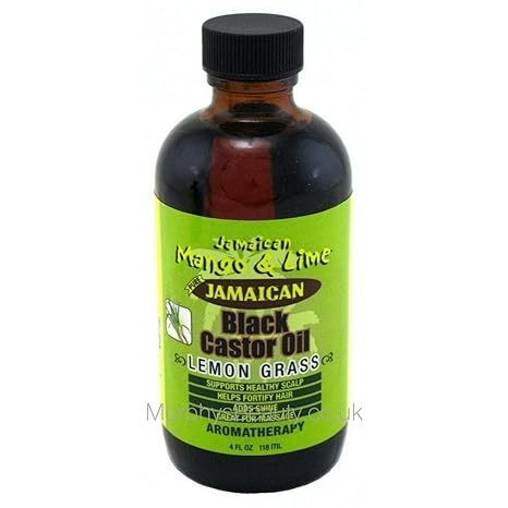 Jamaican Mango & Lime Lemon Grass Black Castor Oil 118ml
