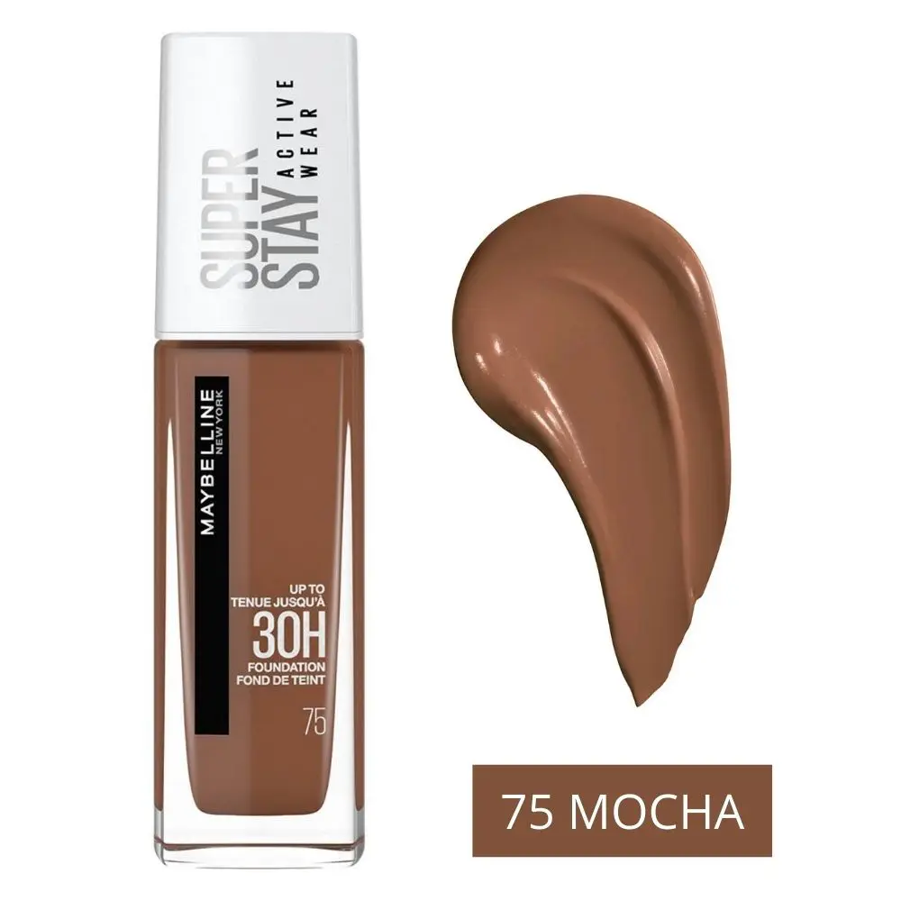 Maybelline Super stay Full Coverage Active Wear 30 Hour Liquid Foundation 75 Mocha