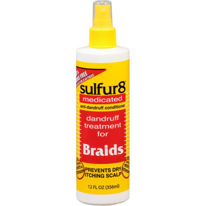SULFUR 8 Medicated anti dandruff conditioner for braids 356ml