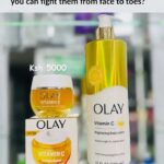 Olay Vitamin C hydra glow cream & brightening body lotion set