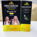 Minogrow minoxidil 5% hair regrowth set (Shampoo & Spray)