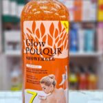 Orange Enzymes Exfoliating Glow Shower Gel – Natural Body Wash & Deep Cleansing Skin Exfoliator
