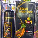 3-in-1 Black Hair Dye Shampoo (500ml) – Instant Grey Hair Coverage & Nourishing Herbal Formula