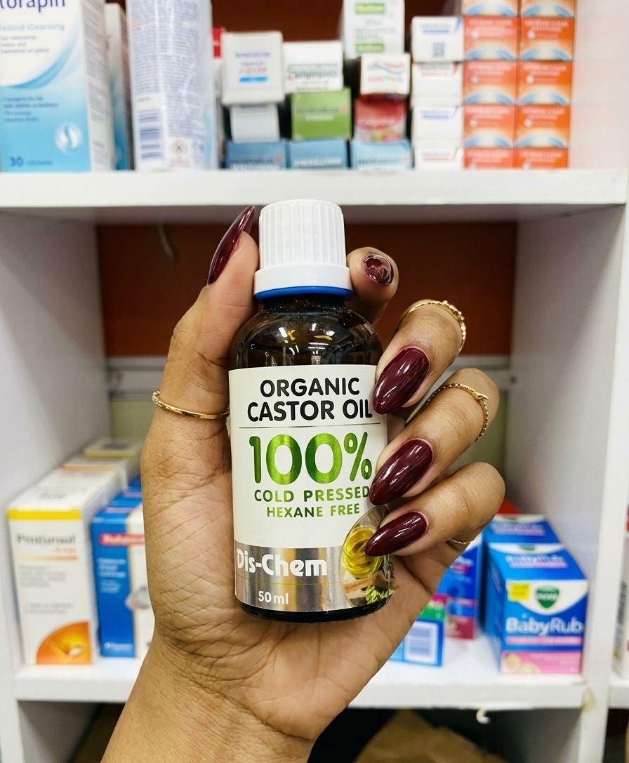image_84f38f89~2 Organic Castor 100% Pure Oil (50ml) – Hexane-Free, Cold-Pressed Hair & Lash Growth Elixir - Image 1